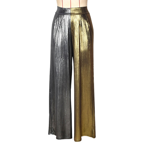 Sexy Bicolor High Waist Wide Leg Pant CODE: KAR1425