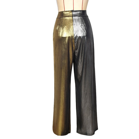 Sexy Bicolor High Waist Wide Leg Pant CODE: KAR1425