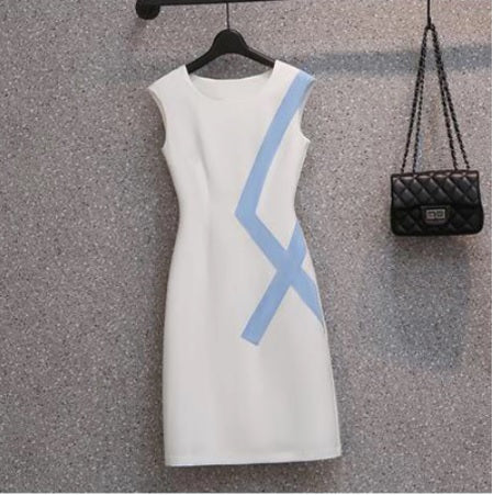 New Pencil Slim Tunic Package Hip Sleeveless Bodycon Plus Size Dress CODE: KAR1427