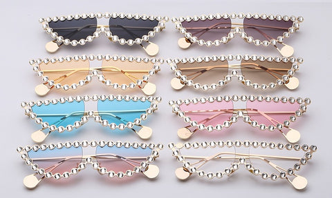 New Fashion Diamond Frame Cat Eye Sunglasses CODE: KAR1428
