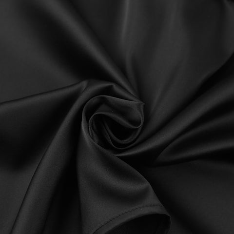 Sexy Diagonal Shoulder Satin Backing Crop Top CODE: KAR1437