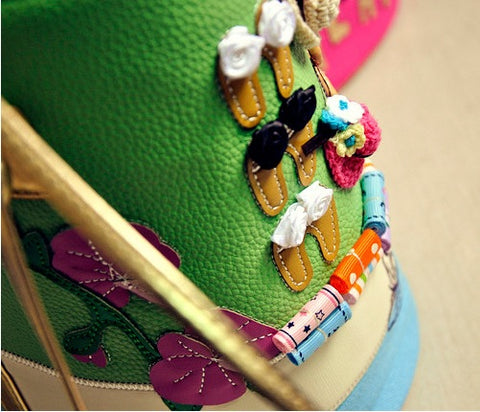 Interesting Stitching Unique Embroidery Handbags CODE: KAR1438