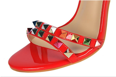 Sexy Rivets High Heel Sandals CODE: KAR1444