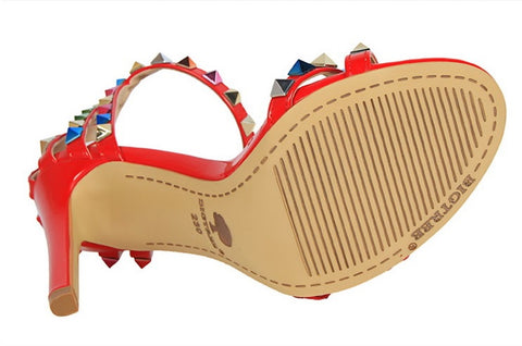 Sexy Rivets High Heel Sandals CODE: KAR1444