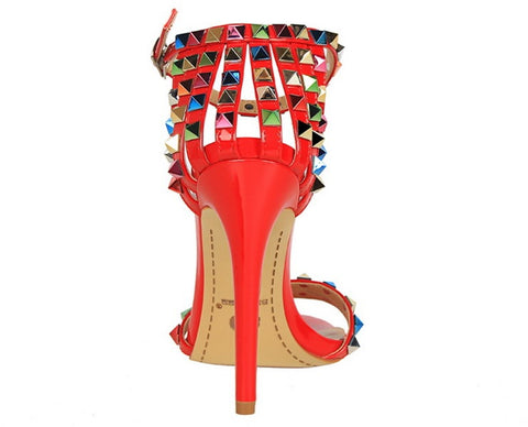 Sexy Rivets High Heel Sandals CODE: KAR1444