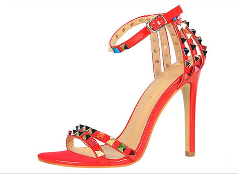 Sexy Rivets High Heel Sandals CODE: KAR1444