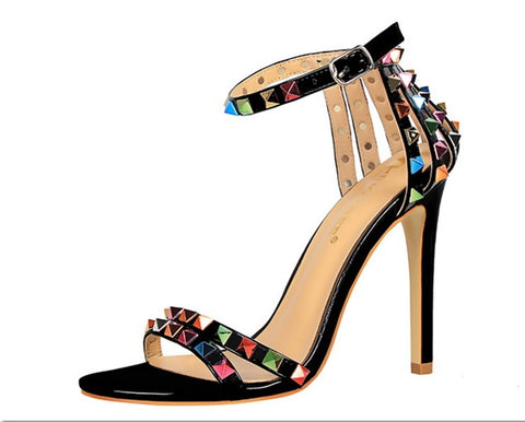 Sexy Rivets High Heel Sandals CODE: KAR1444