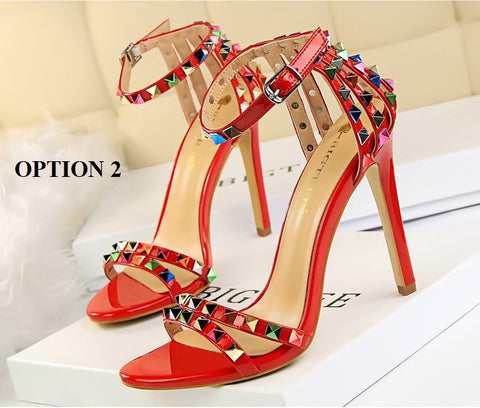 Sexy Rivets High Heel Sandals CODE: KAR1444