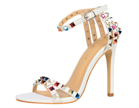 Sexy Rivets High Heel Sandals CODE: KAR1444