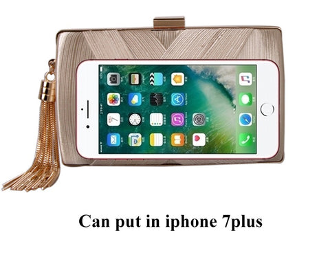 Luxury Silk Clutch Metal Chain Bags CODE: KAR1446