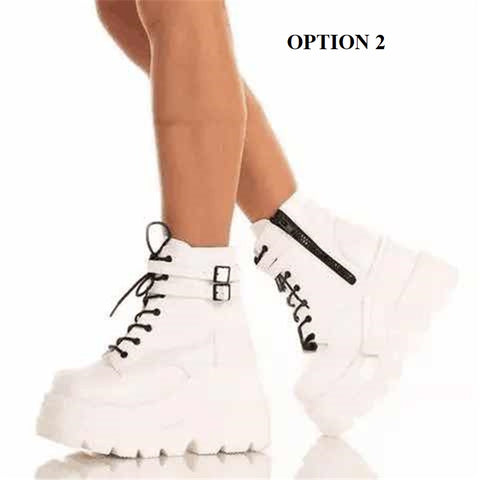 New Fashion High Platform High Wedges Ankle Boots CODE: KAR1462