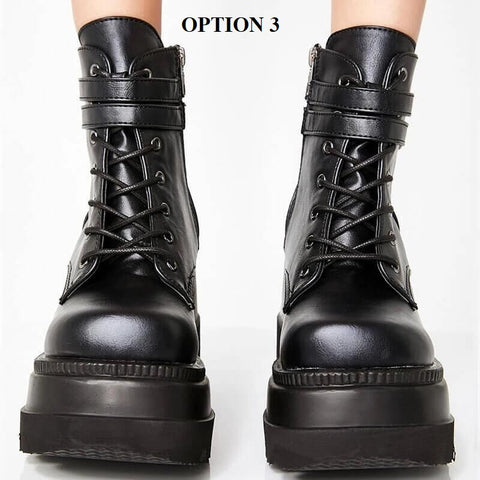 New Fashion High Platform High Wedges Ankle Boots CODE: KAR1462