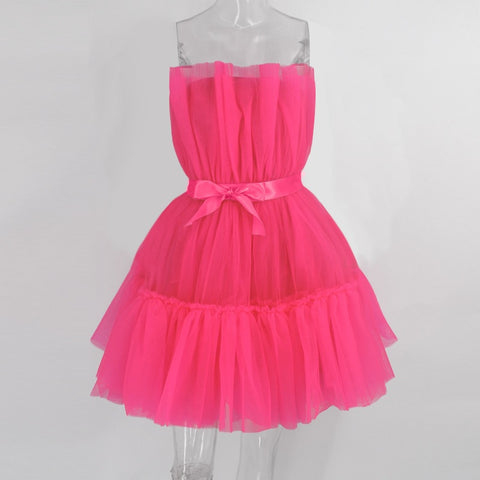 Sexy Elegant High Quality  Off Shoulder Bow-knot Mini Party Dress CODE: KAR1473