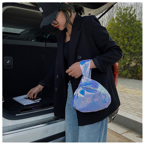 Simple Style Wind Knot Wrist Square Pump Belt Bag CODE: KAR1585