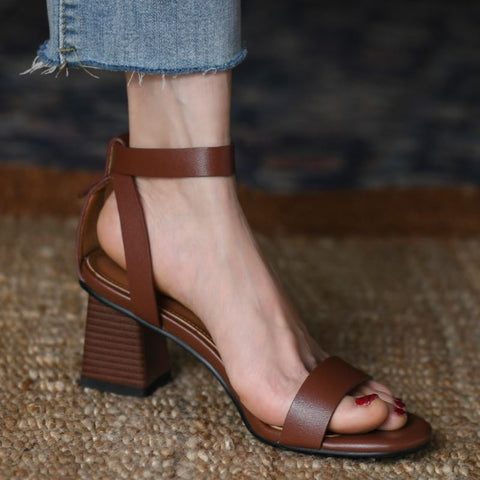 New Fashion Buckle Strap High Heel Sandals CODE: KAR1488