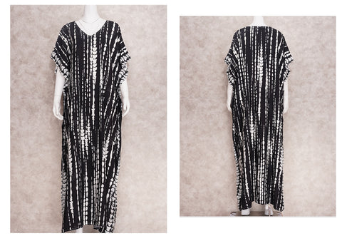 Bohemian Striped Print Beach Kaftan Dress CODE: KAR1496