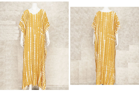 Bohemian Striped Print Beach Kaftan Dress CODE: KAR1496