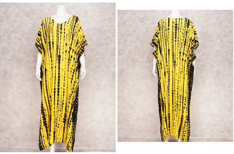 Bohemian Striped Print Beach Kaftan Dress CODE: KAR1496