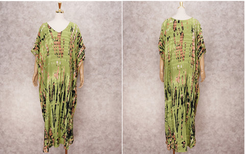 Bohemian Striped Print Beach Kaftan Dress CODE: KAR1496