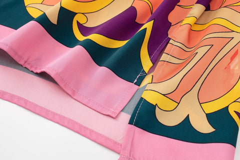 New Fashion Pocket Decoration Print Long Sleeve Shirt and Pant CODE: KAR1498