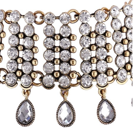 New Crystal Rhinestone Choker Necklace CODE: KAR1503