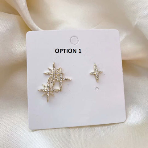 New Crystal Star Fashion Simple Style Earrings CODE: KAR1506
