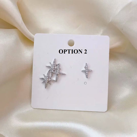 New Crystal Star Fashion Simple Style Earrings CODE: KAR1506