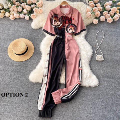 Summer High Street Short Sleeve Rompers Jumpsuit CODE: KAR1509