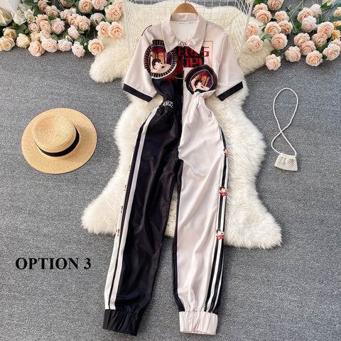 Summer High Street Short Sleeve Rompers Jumpsuit CODE: KAR1509