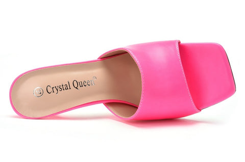 Summer Fashion Square Peep Toe High Heels Sandals Plus Size 42 CODE: KAR1516