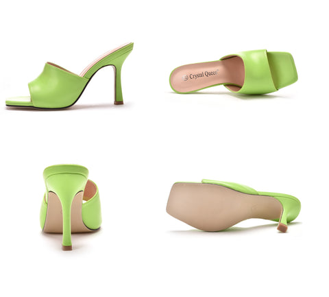 Summer Fashion Square Peep Toe High Heels Sandals Plus Size 42 CODE: KAR1516