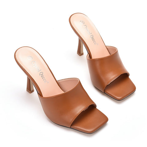 Summer Fashion Square Peep Toe High Heels Sandals Plus Size 42 CODE: KAR1516
