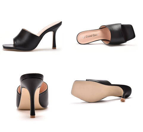 Summer Fashion Square Peep Toe High Heels Sandals Plus Size 42 CODE: KAR1516