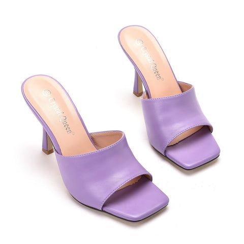 Summer Fashion Square Peep Toe High Heels Sandals Plus Size 42 CODE: KAR1516