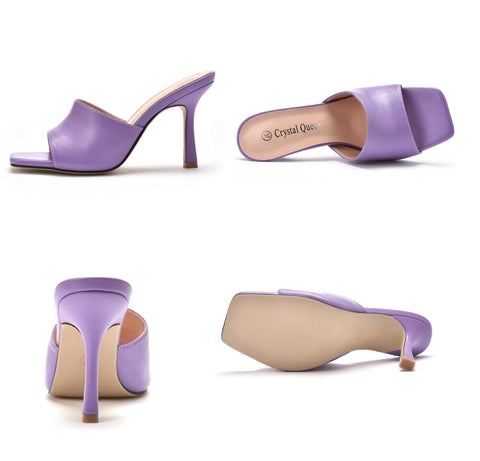 Summer Fashion Square Peep Toe High Heels Sandals Plus Size 42 CODE: KAR1516
