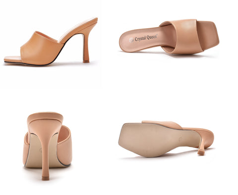 Summer Fashion Square Peep Toe High Heels Sandals Plus Size 42 CODE: KAR1516