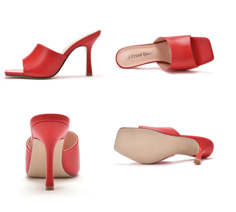 Summer Fashion Square Peep Toe High Heels Sandals Plus Size 42 CODE: KAR1516