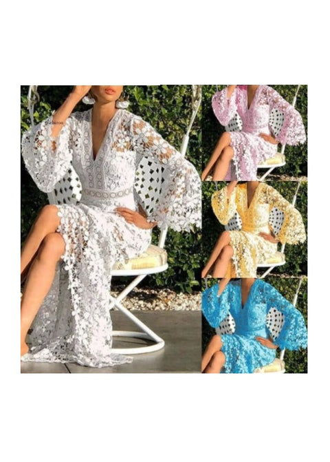 New Elegant Sexy Lace V-neck Dress CODE: KAR1520
