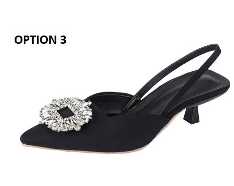 New Sequined Pointed Toe Shoe CODE: KAR1529