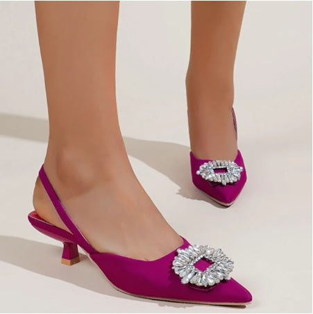New Sequined Pointed Toe Shoe CODE: KAR1529