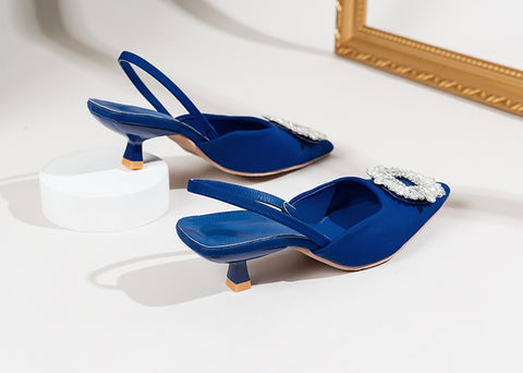 New Sequined Pointed Toe Shoe CODE: KAR1529