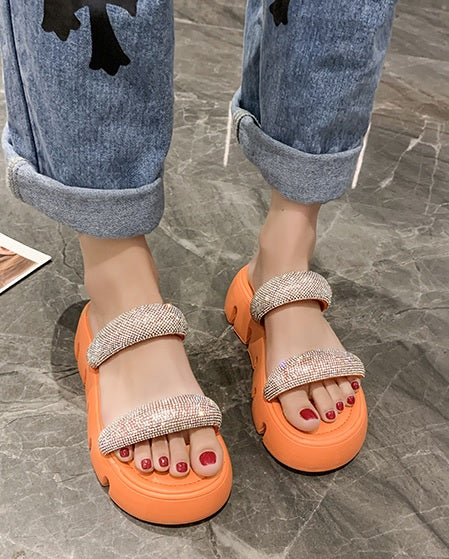 New Fashion Med Platform Slippers CODE: KAR1574