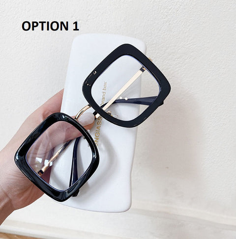 New Overside Square Transparent Optical Glasses CODE: KAR1581