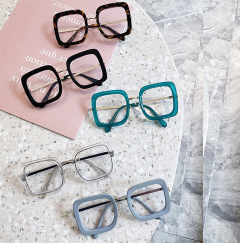 New Overside Square Transparent Optical Glasses CODE: KAR1581