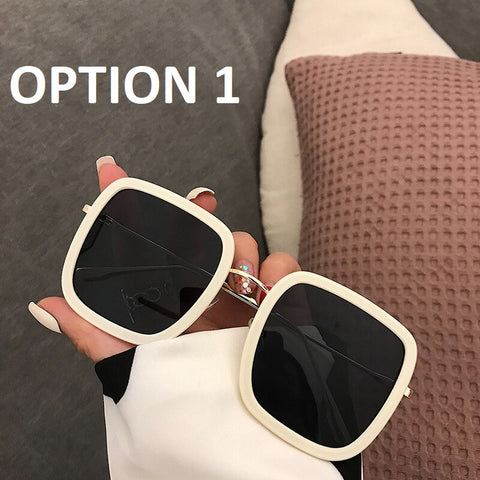 New Square Oversized Sun Glasses CODE: KAR1582