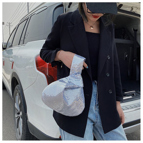 Simple Style Wind Knot Wrist Square Pump Belt Bag CODE: KAR1585