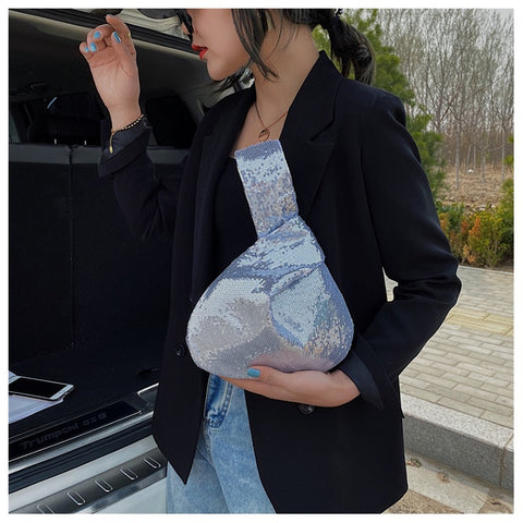Simple Style Wind Knot Wrist Square Pump Belt Bag CODE: KAR1585