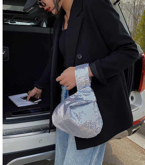 Simple Style Wind Knot Wrist Square Pump Belt Bag CODE: KAR1585