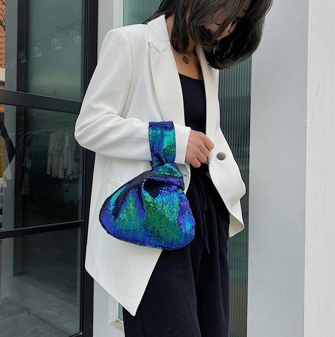 Simple Style Wind Knot Wrist Square Pump Belt Bag CODE: KAR1585