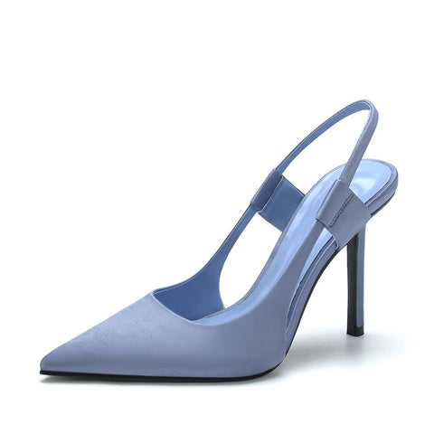 New Slingback  Pointed Toe Slip On Thin High Heel Elegant Sandals CODE: KAR1597